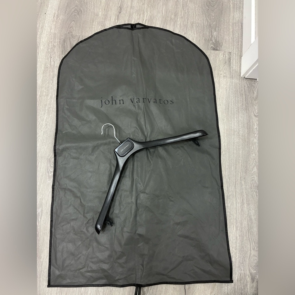 Brand New John Varvatos 1 Garment Bag and 1 Hangers for a Jacket, Coat, Suit